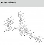 Stihl 010 AV Anti-Vibration Gasoline Chainsaw Spare Parts